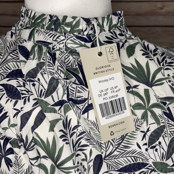 NWT Boden Antonia Cotton Shirt Dress | 8 Petite | Ivory - Picture 4 of 8